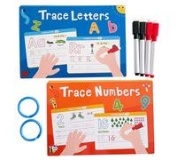 Tarjetas educativas de formación de letras con enfoque sistemático para enseñar técnicas adecuadas de escritura en inglés utilizando hojas de papel, suministros escolares para el hogar