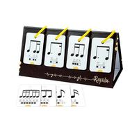 Tarjetas educativas de notas musicales: aprendizaje interactivo de piano, suministros educativos, juego de 75 piezas para piano, kit de actividades para principiantes, estudiantes, profesores, para