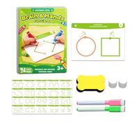 Tarjetas educativas Desarrollar habilidades para niños con patrones divertidos para mejorar la capacidad de observación y la creatividad. Muñecas de dibujo creativas