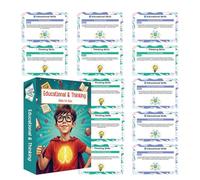 Tarjetas Educativas para Niños - Juguetes de Narración Stem,Juego Interactivo Compacto para Aula Preescolar Viajes Actividad Grupal Niños Niñas 3 8 Años