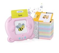 Tarjetas educativas - Tarjetas de aprendizaje de dibujos animados en inglés, palabras a la vista con pronunciación de audio, juego de 255 piezas para desarrollo cognitivo de niños, habilidades del