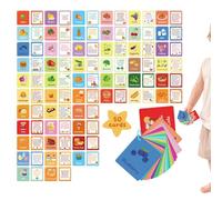 Tarjetas Educativas | Tarjetas Didácticas Alimentos para Bebés 50 Unidades | Juego de Actividades de Doble Cara Material Educativo para Niños | Hogar Escuela Aula Juegos