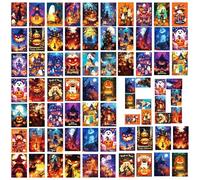 Tarjetas espeluznantes de Halloween, tarjetas de felicitación de Halloween, tarjetas de invitación de Halloween, festivas y con diseños únicos para un ambiente espeluznante, perfectas para regalar a