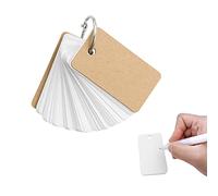 Tarjetas Estudio,Tarjeta de Nota,Fichas,Tarjetas de Notas,Mini Bloc de Notas Tarjetas de Indice,Tarjetas de Estudio de Papel, Binder Anillos,Para Récord Memo Scratch Pads de Notas Cartulina,100Pcs