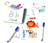 Tarjetas Flash Alphabet - Educación Estas palabras de ortografía cognitiva coinciden | Enseñar reconocimiento de cartas Vocabulario preescolar | El juego educativo de hechizos ayuda a los niños a ampl