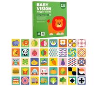 Tarjetas Flash De Alto Contraste Para Niños, Tarjetas Didácticas De Estimulación Visual Para Bebe, Juguete Educativo Temprano Desarrollo De Inteligencia, 4 Etapas Diferentes, Montessoris, Mejor Regalo