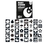 Tarjetas Flash De Alto Contraste Para - Tarjetas Flash De Estimulación Visual | Tarjetas De Contraste Para El Desarrollo Del Cerebro, Educación Temprana Para Niños, Tarjetas De Actividad De