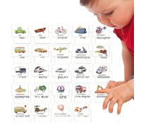 Tarjetas Flash de construcción de vocabulario,Tarjetas Flash de palabras comunes,24 hojas de tarjetas de enseñanza de palabras de alta frecuencia | Material educativo de palabras de alta frecuencia