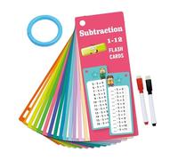 Tarjetas flash de división - 15 veces aprendizaje de escritura y borrado | Tarjetas flash de división de multiplicación | Herramienta interactiva de práctica matemática para niños y niñas de primaria