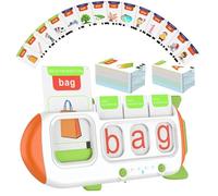 Tarjetas Flash de habla inglés, tarjetas de aprendizaje automático, Tarjetas de aprendizaje Máquina de sonido audible, 162 tarjetas de juguetes interactivas para, juguetes educativos para preescolar y