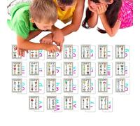 Tarjetas flash de jardín de infantes, Tarjetas flash para niños - Tarjetas de aprendizaje educativo para niños - Tarjetas de actividades de desarrollo del idioma inglés para niños y niñas de 3-6 a