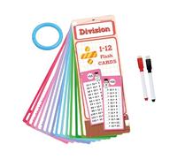 Tarjetas flash de multiplicación, tarjetas flash tabla de multiplicación | Times Tables Resources for Children - 2 bolígrafos secos, educativo de doble cara para 1er y 3er
