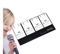 Tarjetas flash de notas musicales, tarjetas de entrenamiento de notas, tarjetas de práctica de ritmo, tarjetas de entrenamiento de notas, tarjetas de música, accesorios de enseñanza de música