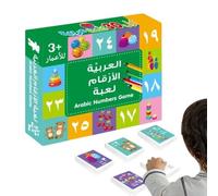 Tarjetas Flash Didácticas Árabes Juegos para Aprender Números Y Árabe