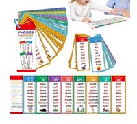 Tarjetas Flash Fonética, 900 Palabras Tarjetas Fonética Más, Juego Palabras T-arjetas Flash Fonéticas Doble Cara, Juego Lectura T-arjetas Fonéticas Niños Edad Preescolar Que Aprenden P-alabras Vista