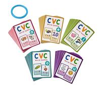 Tarjetas Flash Lectura,70 Cartas Fonéticas | Juego Educativo Puzzle Fonético para Desde 3 Años Casa Viaje Aula Guardería Escuela en Casa