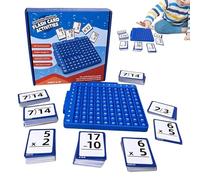 Tarjetas Flash Matemáticas Juego Educativo Portátil con Tabla de