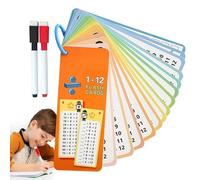 Tarjetas flash para división, Tarjetas flash para matemáticas | 15 tarjetas flash para estudiar,Ayudas para el aprendizaje de la división de ecuaciones matemáticas con bolígrafos borrables en