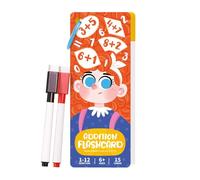 Tarjetas flash para matemáticas, juegos de práctica matemática, Flashcard para niños con 2 bolígrafos - Para niños y estudiantes de la escuela primaria, niños y niñas