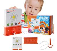 Tarjetas Flash para niños, Tarjetas de aprendizaje para niños | Tarjetas de aprendizaje interactivas multifuncionales,Herramienta creativa de educación temprana, juegos de entrenamiento de pensamiento