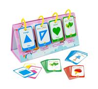 Tarjetas flash para niños, tarjetas flash de aprendizaje para niños - 96x Fese Color Learning Flash Cards for Boys Girls | Juego de educación cognitiva de doble cara para niños para s