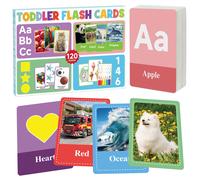 Tarjetas flash para nios pequeos 1-3 Alphabet ABC Tarjetas Flash Nmero Nmero de forma de animal Primeras palabras Juguete educativo para nios Pr