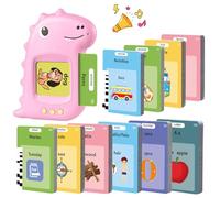 Tarjetas Flash Parlantes 510 Palabras Tarjeta Flash Parlante Juguetes Educativos Niños para 3+ Años 255 Tarjetas Flash Parlantes Juguetes de Aprendizaje Talking Flash Card (España Rosa)