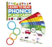 Tarjetas Flash Phonics - Aprenda a leer mezclas de HVAC - Sonidos de vocal cortos y largos, juegos de cartas flash para el jardín de infantes Prek 1er 2er 3er , Kids 4-8