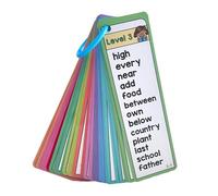 Tarjetas Fonéticas | Juguetes Educativos de Vocabulario de Doble Cara | Juego de 41 Tarjetas de Palabras de Alta frecuencia - para Niños y Niñas, Escuela en Casa, Preescolar, Aprendizaje en el