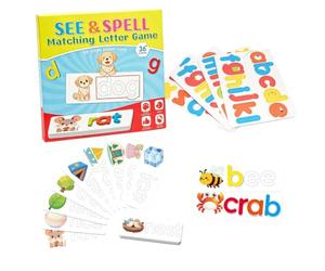 Tarjetas Fonéticas Juguetes Educativos Fonética Doble Cara Emparejamiento