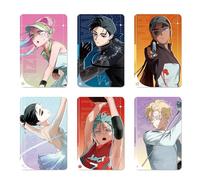 Tarjetas fotográficas coleccionables de Alien Stage Passion Love Series, paquete de 6 tarjetas con licencia oficial ALNST, producto de anime premium para fanáticos