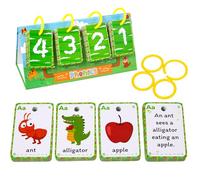 Tarjetas interactivas de Aprendizaje del Idioma inglés Materiales de Estudio de educación en inglés para y hogar Tarjetas de construcción de Palabras con Textura de