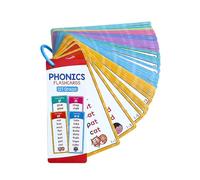 Tarjetas interactivas de fonética en inglés para niños, Tarjetas didácticas Reutilizables, Herramienta de Estudio, Tarjetas de Estudio educativas para Entrenamiento de Memoria