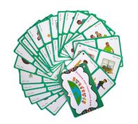 Tarjetas Intermitentes de Palabras pasadas presentes Irregulares con imágenes, Tarjetas de Aprendizaje de verbos de Doble para Estudiantes de Preescolar, revisión de Esquinas Redondeadas de