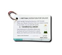Tarjetas islámicas de Salah, guía de oración paso a paso (idioma español no garantizado), cómo orar en el Islam, regalo para niños musulmanes, árabe, Corán, regalo islámico, aprendizaje islámico