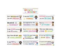 Tarjetas motivacionales con cita - Pósteres de mentalidad de crecimiento, 16 tarjetas inspiradoras con afirmaciones de aliento para la positividad diaria, crecimiento de la mentalidad, el hogar, la