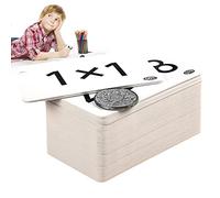 Tarjetas Multiplicación,Flashcards multifuncionales para Matemáticas | Variedad 90 Tarjetas Flash matemáticas, problemas regreso a la escuela Ayuda matemática para Niños Genérico
