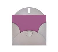 Tarjetas navideñas de papel nacarado gris de 10 x 15 cm, DDCXZPP de color sólido, color rojo uva, tarjetas de felicitación para Navidad, cumpleaños, aniversario de boda e invitaciones de fiesta