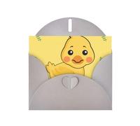 Tarjetas navideñas de papel nacarado gris de 10 x 15 cm, tarjetas de felicitación con imagen de pato de dibujos animados DDCXZPP para Navidad, cumpleaños, aniversario de boda e invitaciones de fiesta