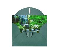 Tarjetas navideñas de papel perlado con diseño de cascada que fluye hacia abajo, tarjetas de cumpleaños, adecuadas para Navidad, día de San Valentín, aniversario de boda y tarjetas de invitación de