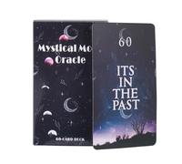 Tarjetas Oracle - Juego De 60 Piezas De Papel Estucado De 4,06 Pulgadas | Baraja De Cartas Del Tarot De La Luna Mística | Tarjetas De Juego | Entretenimiento Familiar | Juuego De Escritorio Para