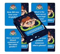 Tarjetas para Iniciar Conversaciones,Juego De 50 Tarjetas Divertidas para Charlas Significativas En Familia | para Viajes Acampadas Citas Juego De Mesa con Amigos Días Lluviosos