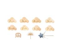 Tarjetas Para Niños Hitos - Tarjetas De Piedras De Primer Año, Juego De Tarjetas De Memoria Para Niños | Seguimiento De Hitos Personalizados, Entradas De Crecimiento Infantil, Entradas De Crecimiento