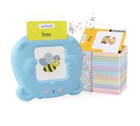 Tarjetas parlantes en inglés - Tarjetas educativas 11,5 x 9,5 x 8,5 cm | 255 piezas Flashcard para palabras visuales para habilidades cognitivas, juguetes de aprendizaje, uso en el aula doméstica