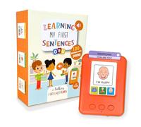 Tarjetas Parlantes Español con Pictogramas | Tarjetas Flash Parlantes | Estimulación del Lenguaje y Apoyo para Aprendizaje del Idioma | Aprendo Mis Primeras Frases - Editorial GEU (Inglés)