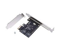 Tarjetas PCI-E Tarjetas PCI Express a SATA 3.0 Controlador, SATA III Expansi¡§?n de 2 Puertos a 2 Gbps Tableros convertidores para PC de Escritorio Compatibilidad con SSD y HDD