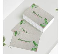 Tarjetas Personalizadas Biodegradable Césped de 400gr - Tarjetas de Visita Ecológicas para Empresas en Papel Reciclado - 250/500 y 1000 unidades