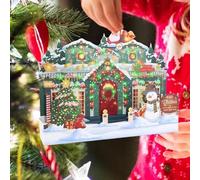 Tarjetas Pop de Navidad genéricas,Tarjetas emergentes con luz y música para la temporada navideña | Mensaje de amor para la familia - Mujeres Millennials Jóvenes