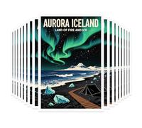 Tarjetas postales de viaje vintage de todo el mundo, paquete de 20 postales de viaje con el mismo diseño de 4 x 6 pulgadas, juego de postales escénicas retro a granel para correo, intercambio de