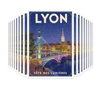 Tarjetas postales de viaje vintage de todo el mundo, paquete de 20 postales de viaje con el mismo diseño de 4 x 6 pulgadas, juego de postales escénicas retro a granel para correo, intercambio de